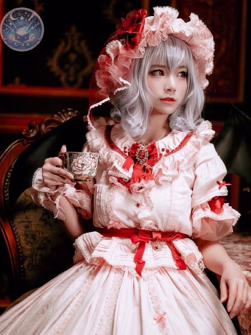 森森仙 東方プロジェクト 東方project レミリア コスプレ衣装 コスチューム ハロウィン仮装 イベント衣装 コスプレセット 高品質コスプレ 再現度高め