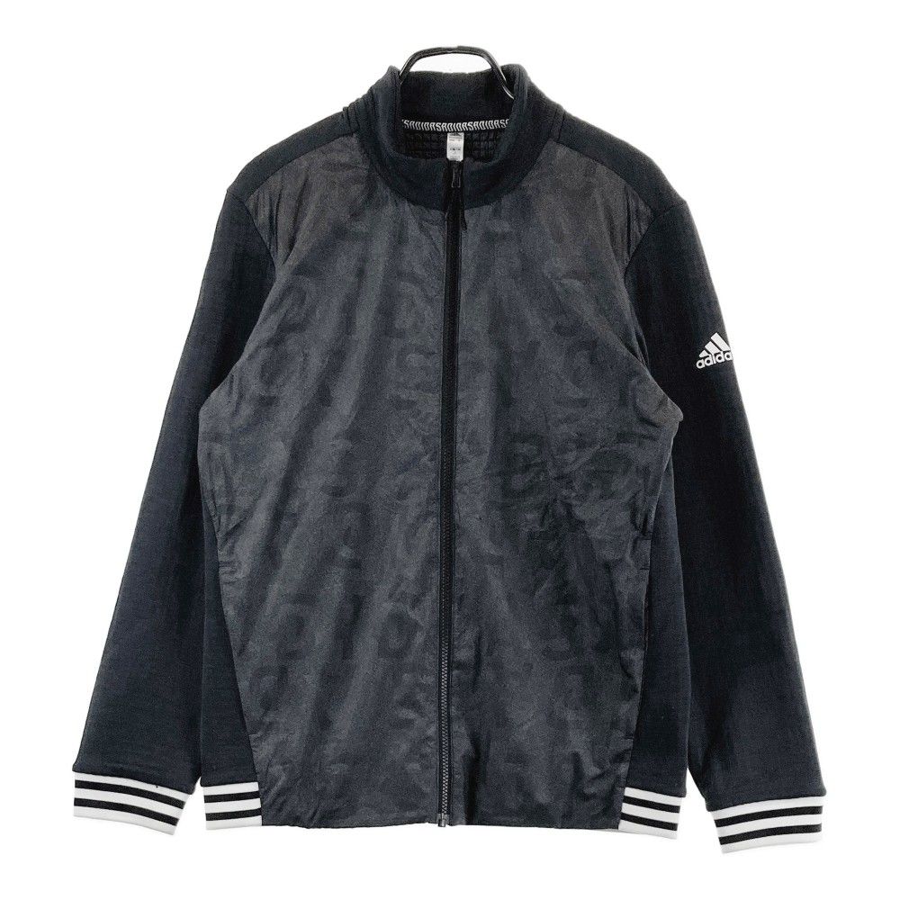 サイズ：L ADIDAS GOLF アディダスゴルフ  素材切替 ジップジャケット  グレー系 [240101379733] ゴルフウェア メンズ ストスト