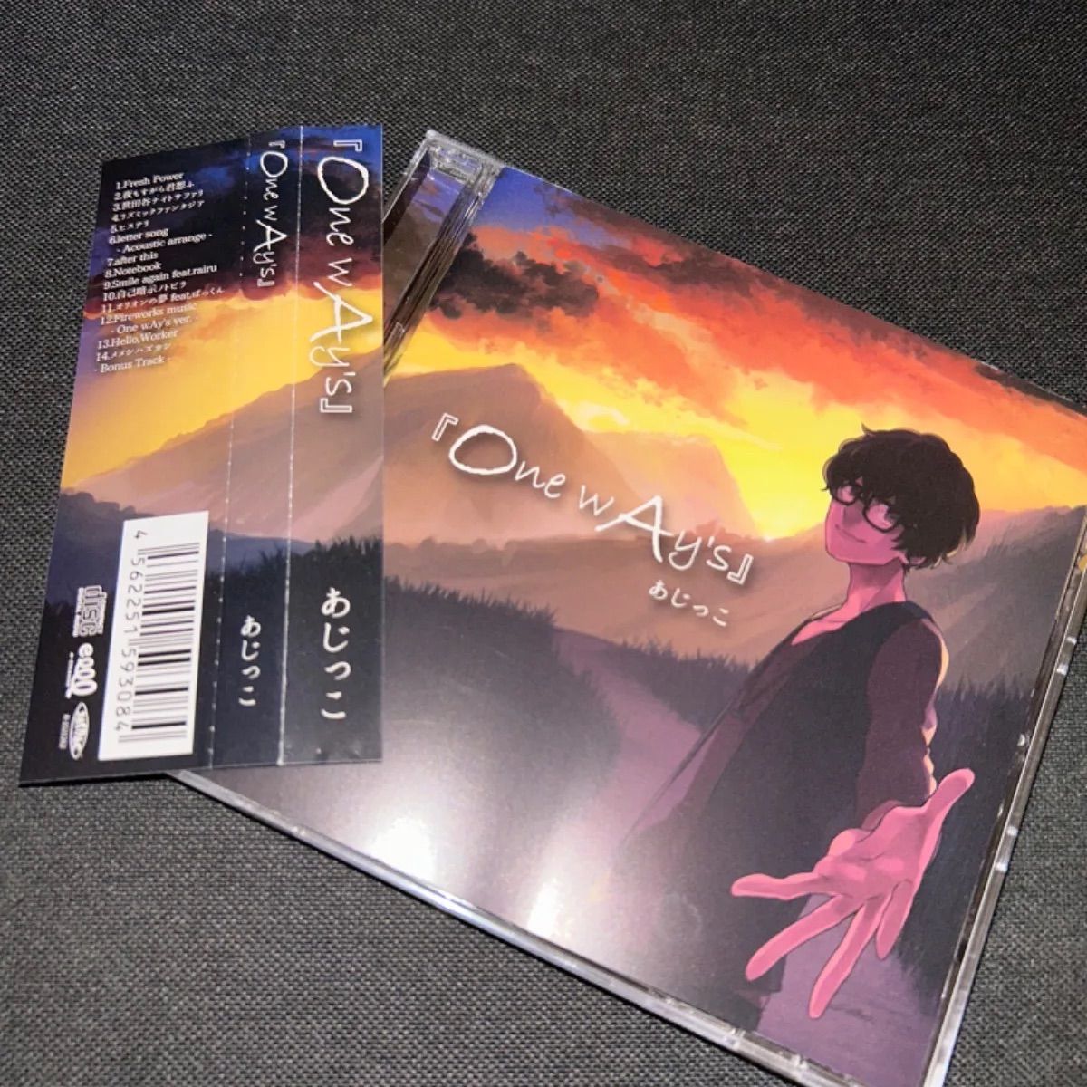 S3040) One wAy's あじっこ 歌い手 ボカロ曲 同人 CD one way's - メルカリ