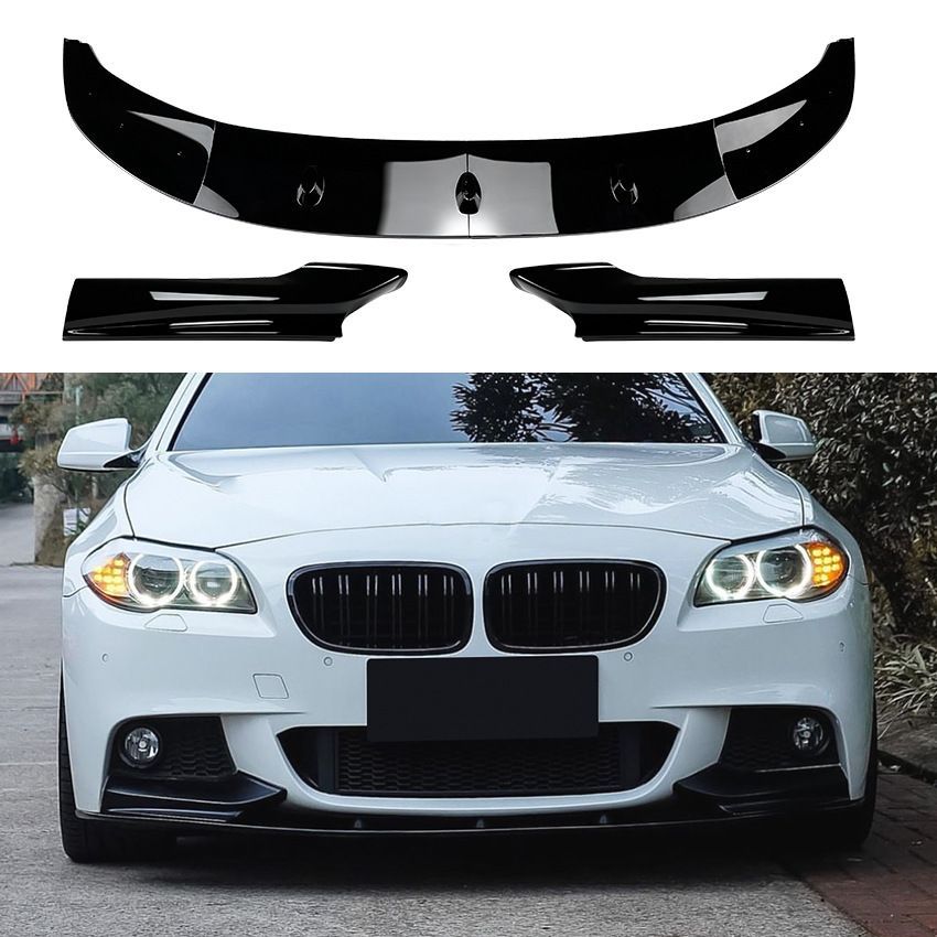カーアクセサリー 外装フロントスポイラー 春夏向け BMW 5シリーズ F10 F11 Mスポーツ 2011-2017対応 エアロパーツ PP製