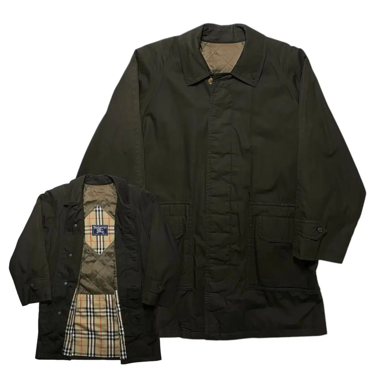 BURBERRY BURBERRYS(バーバリーズ) 玉虫色 ウールライナー付きトレンチ