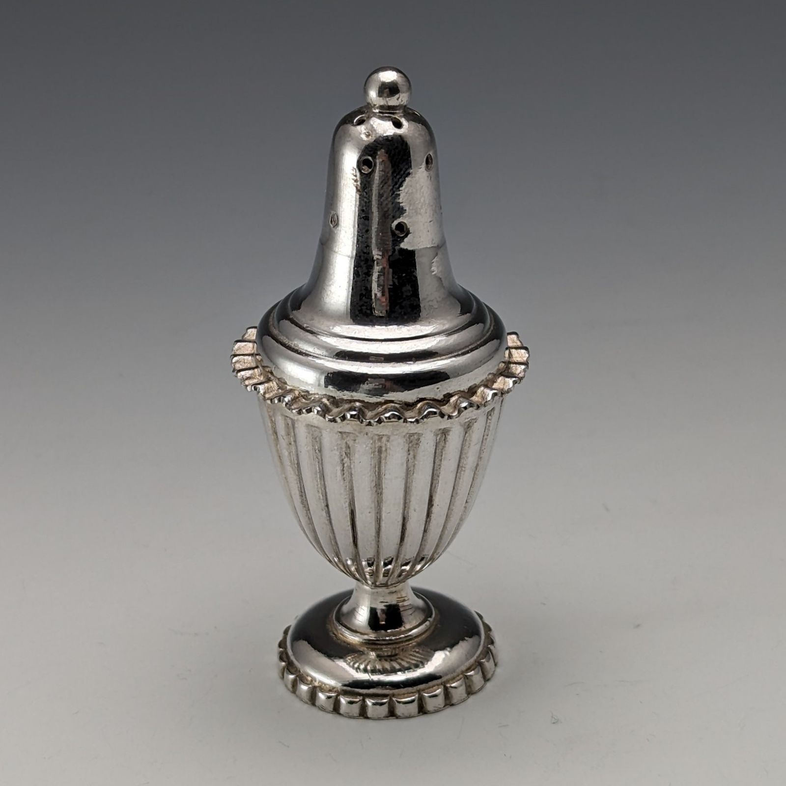 シルバープレート製 調味料入れセット