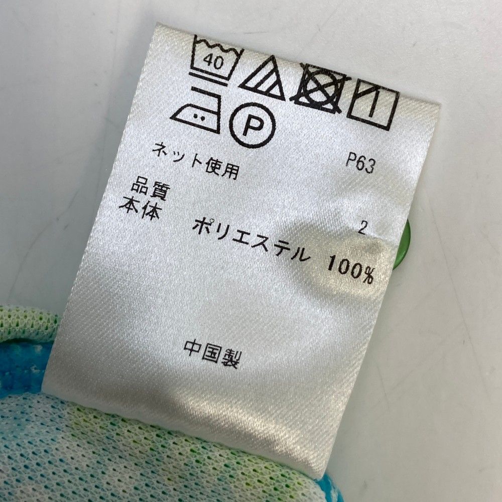 サイズ：1 23区GOLF ニジュウサンクゴルフ  半袖ポロシャツ 総柄 ブルー系 [240101451973] ゴルフウェア レディース ストスト 23区 GOLF ポロシャツ｜中古ゴルフウェア通販サイトSTST(ストスト)