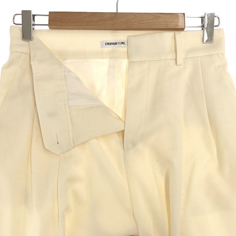 ドゥーズィエムクラス EVERYDAY I LIKE. タックワイドパンツ 34