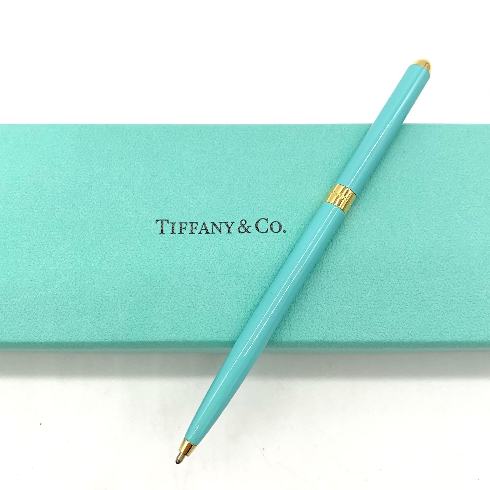 ▽【ジャンク品】ティファニー/TIFFANY&CO. ボールペン ブルー