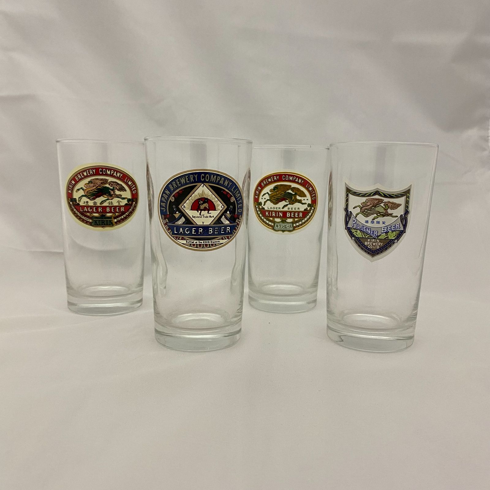 キリンラガービール 復刻ラベルグラス 4ケース 24グラス 訳有り品 キリンラガービール復刻ラベルグラス 4種 - メルカリ