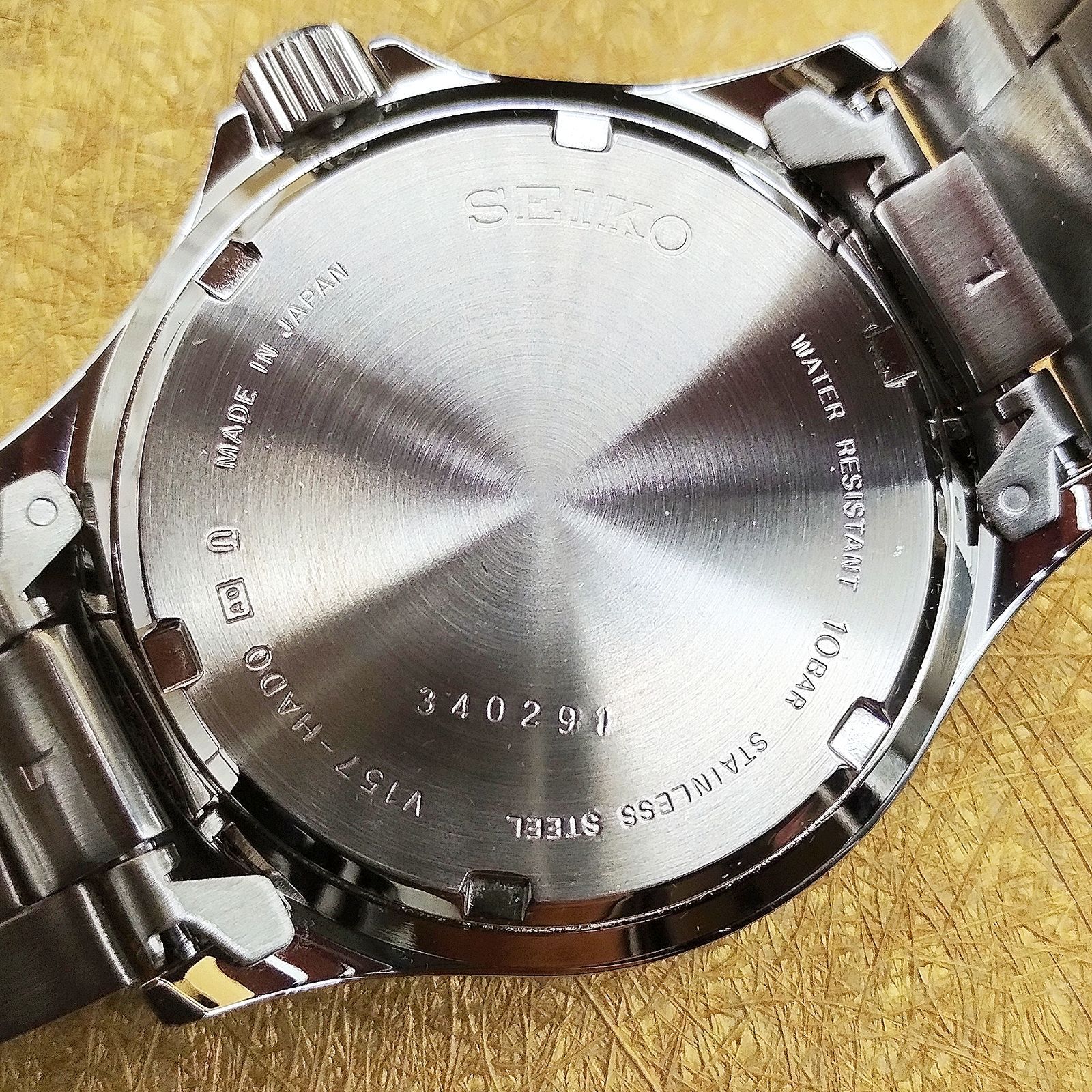 未使用】SEIKO セイコー 腕時計 稼働品 SZEV012 V157-HADO 箱入