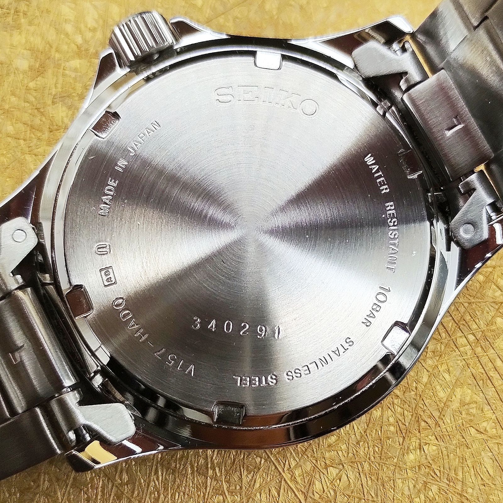 未使用】SEIKO セイコー 腕時計 稼働品 SZEV012 V157-HADO 箱入 ...