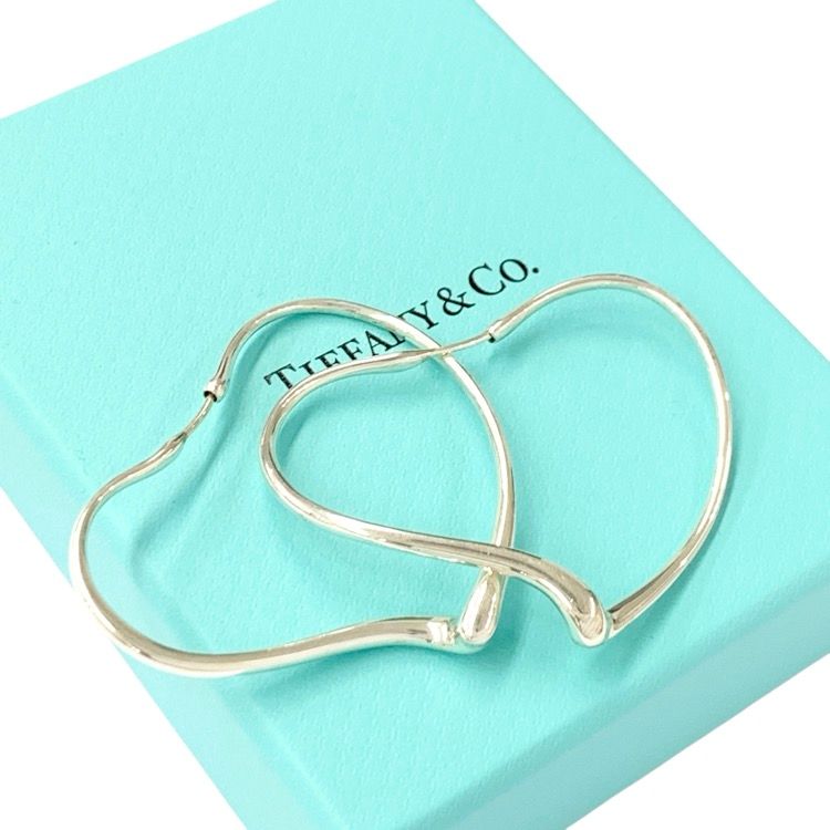 TIFFANY&Co. ティファニー オープン ハート フープ ピアス