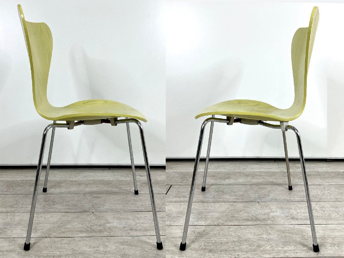 2A)Fritz Hansen/フリッツハンセン□セブンチェア□ライム