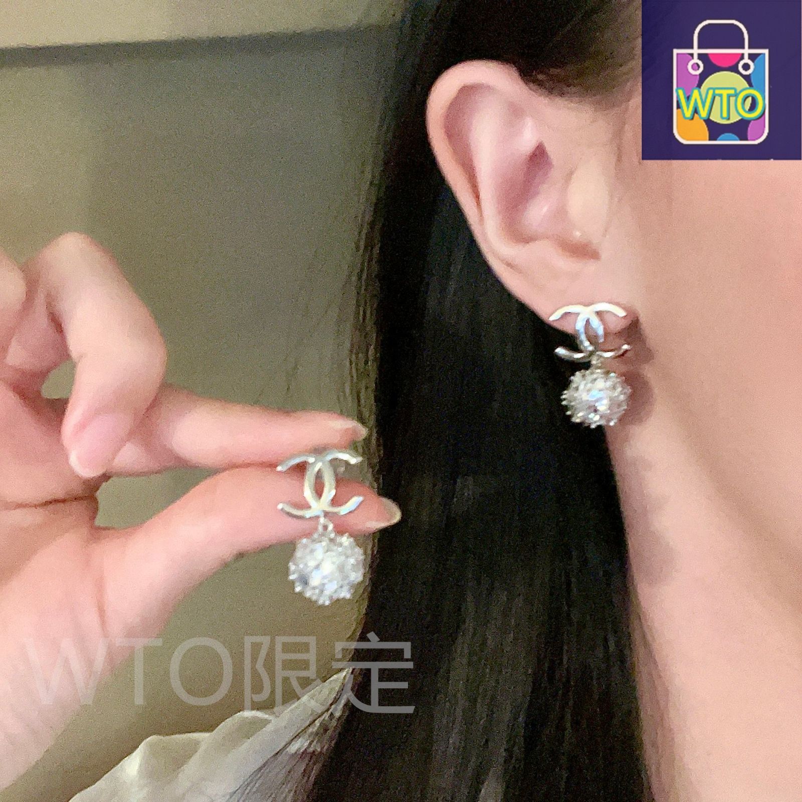 CHANEL クリスタルロゴイヤリング！問い合わせ多いですラストお値下げ！ 楽天市場】【ギフト品質】シャネル CHANEL イヤリング