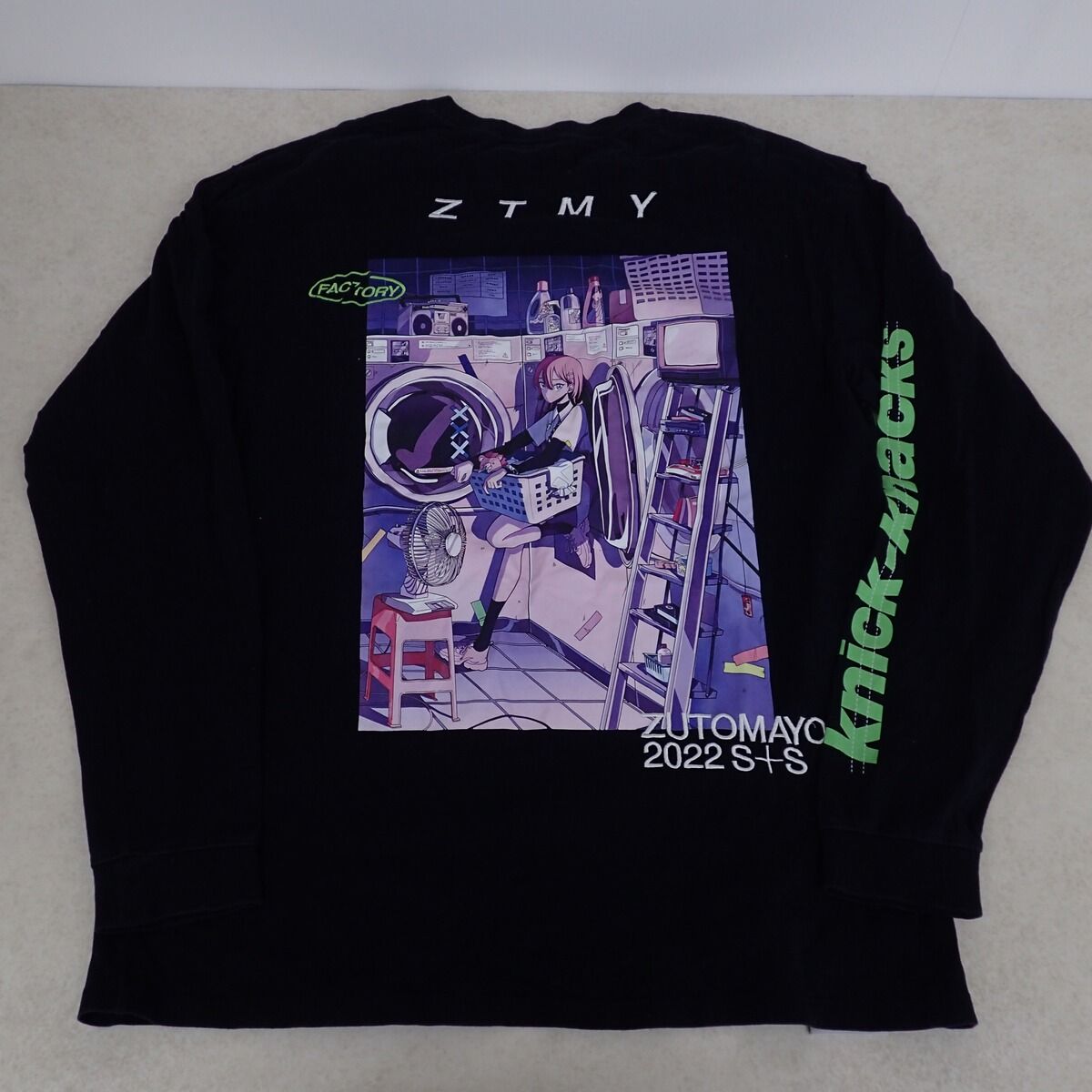 ずっと真夜中でいいのに。　ロングTシャツ ずっと真夜中でいいのに。 ロングTシャツ HP TOP XLサイズ ロンT