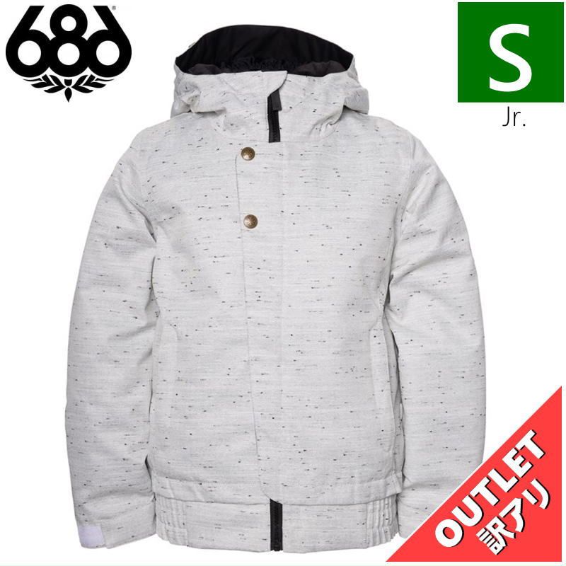 【OUTLET】 ジュニア[Sサイズ]22 686 DAISY INSULATED JKT カラー:WHITE SLUB Sサイズ 子供用 スノーボード スキー  アウトレット