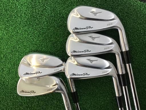 【良品】ミズノ ミズノプロ 225 メンズアイアンセット 6本 スチール S 良品】ミズノ ミズノプロ 225 メンズアイアンセット 6本 スチール S