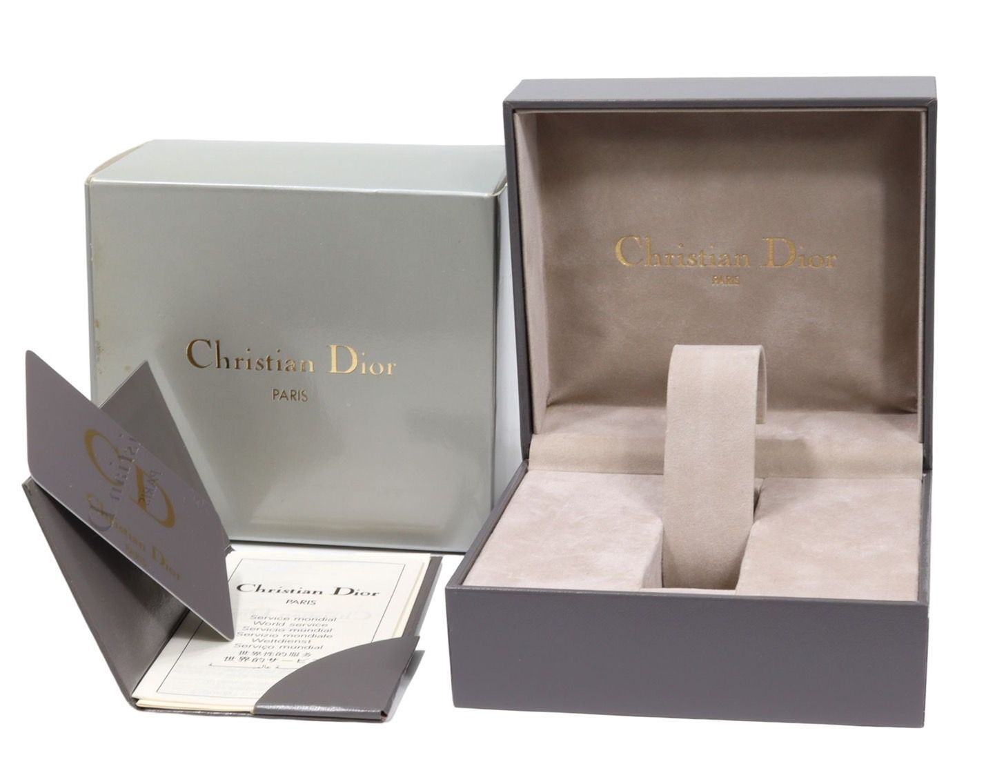 Christian Dior クリスチャン ディオール オクタゴン 45.154 デイト 白 
