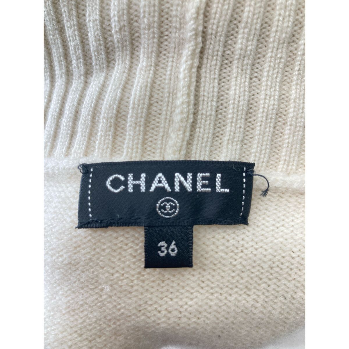 CHANEL シャネル 国内正規 P60454K46051 クルーズコレクション LA PAUSA ココマーク カシミヤ タートルネック ニットセーター  36 - メルカリ