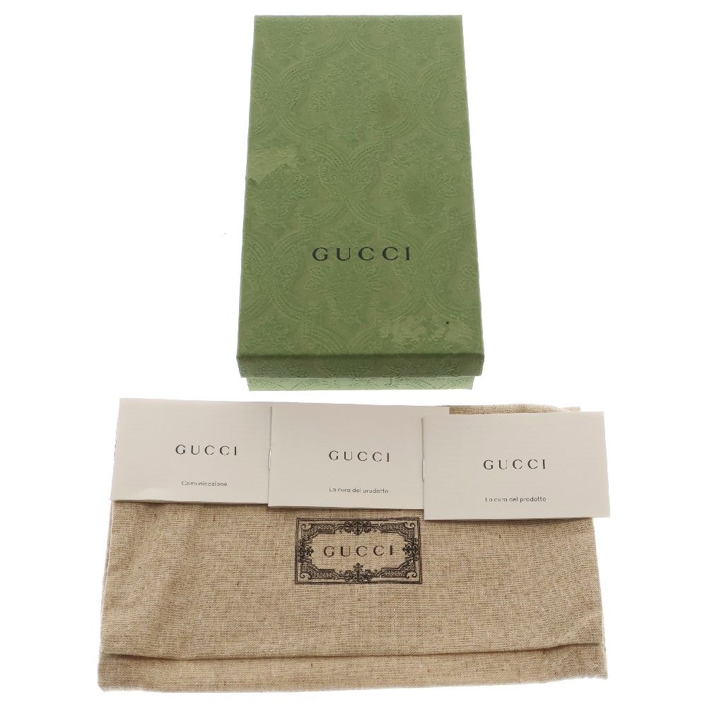 GUCCI (グッチ) GGスプリーム ジップアラウンドウォレット ピンク PVC