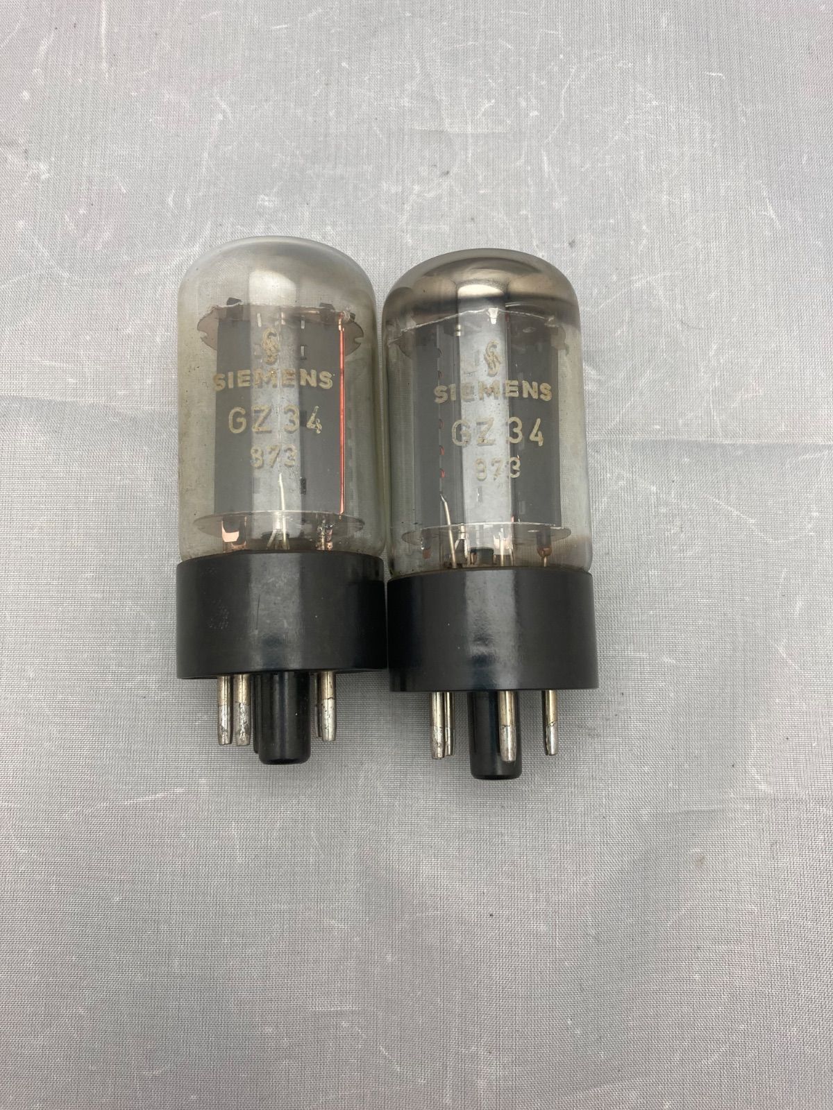 SIEMENS 【SIEMENS】GZ34 2本 シーメンス GZ34 真空管 2点セット
