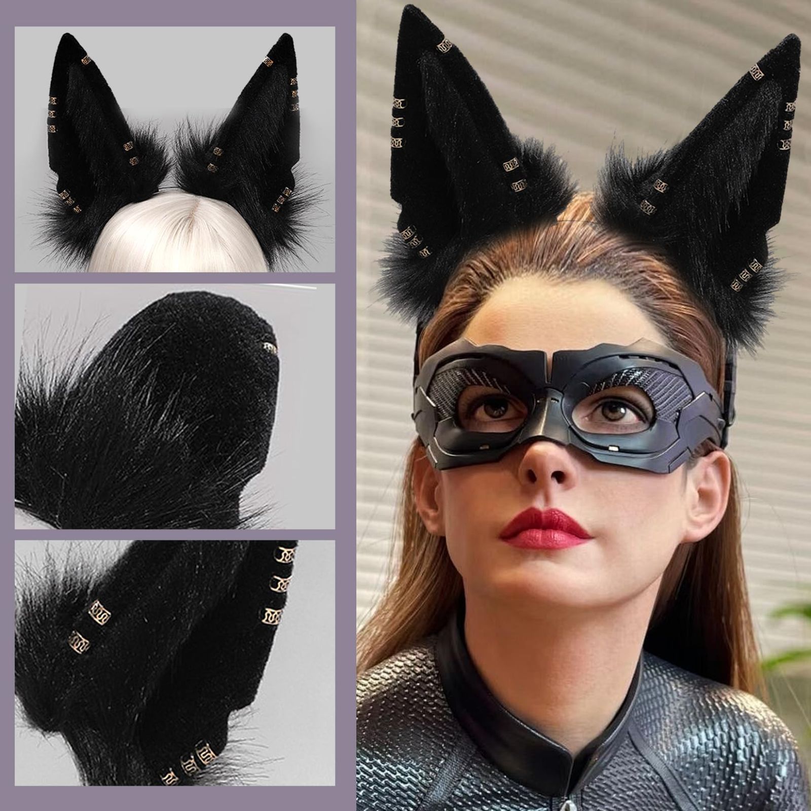 男女兼用 コスチューム オオカミ耳 耳 文化祭 耳 ジャッカル アヌビス