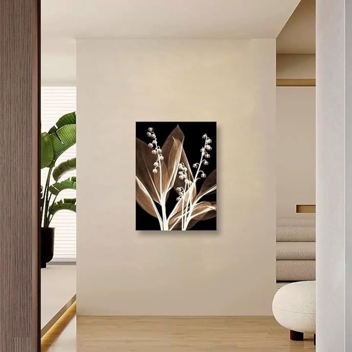 アートパネル 植物 リビング W30cm H40cm アートフレーム 絵画