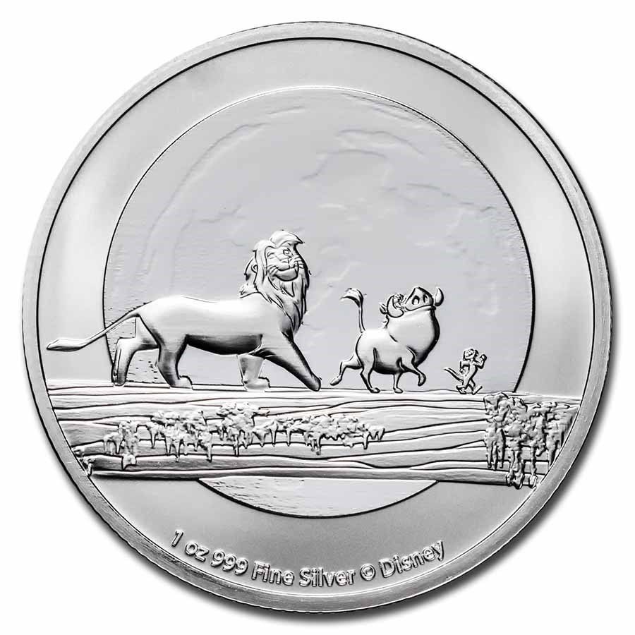 最新銀貨2021 1 オンス銀貨 Niue Lion King