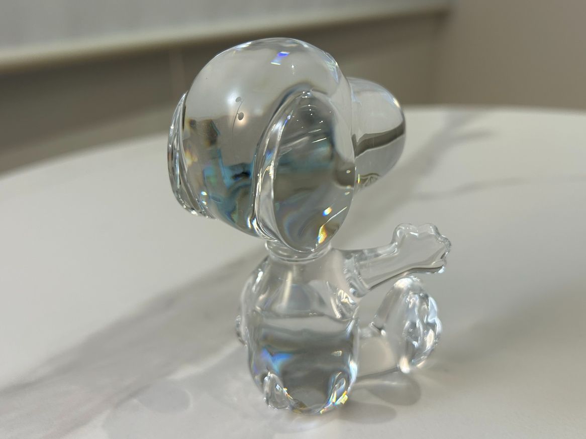 バカラ スヌーピー 【m165 ピーナッツ 置物 ガラス】 バカラ