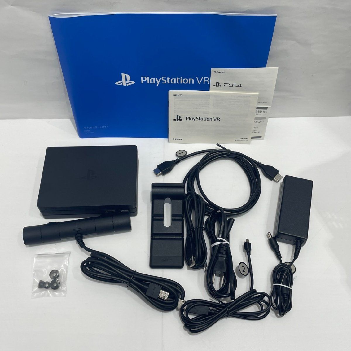 SONY CUH-ZVR2 PlayStation VR ヘッドセット 通電のみ確認 ゴーグル