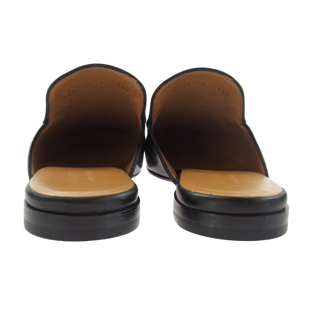 GUCCI グッチ 426219 ホースビット レザー スリッパ サンダル ブラック