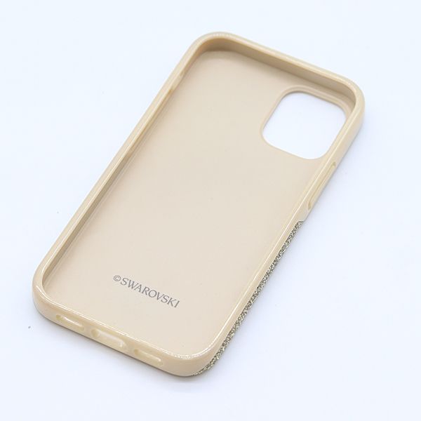 ✨ 新品未使用 スワロフスキー iPhone12 mini ゴールド 箱付 良品 スワロフスキー スマホケース ゴールド iPhoneケース