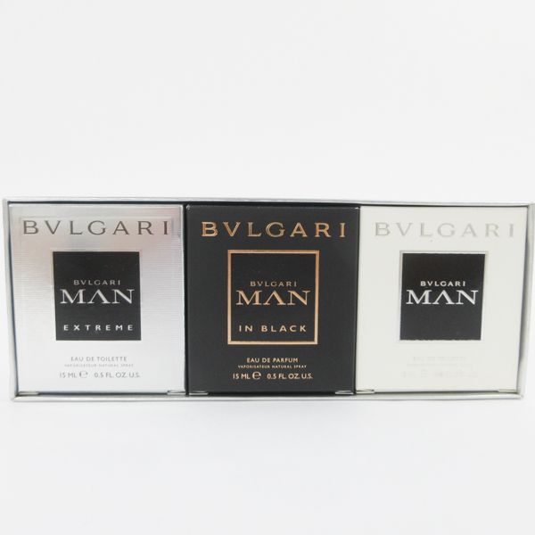 新品 ブルガリ マン トラベルコレクション 香水 15ml 3本セット 香水