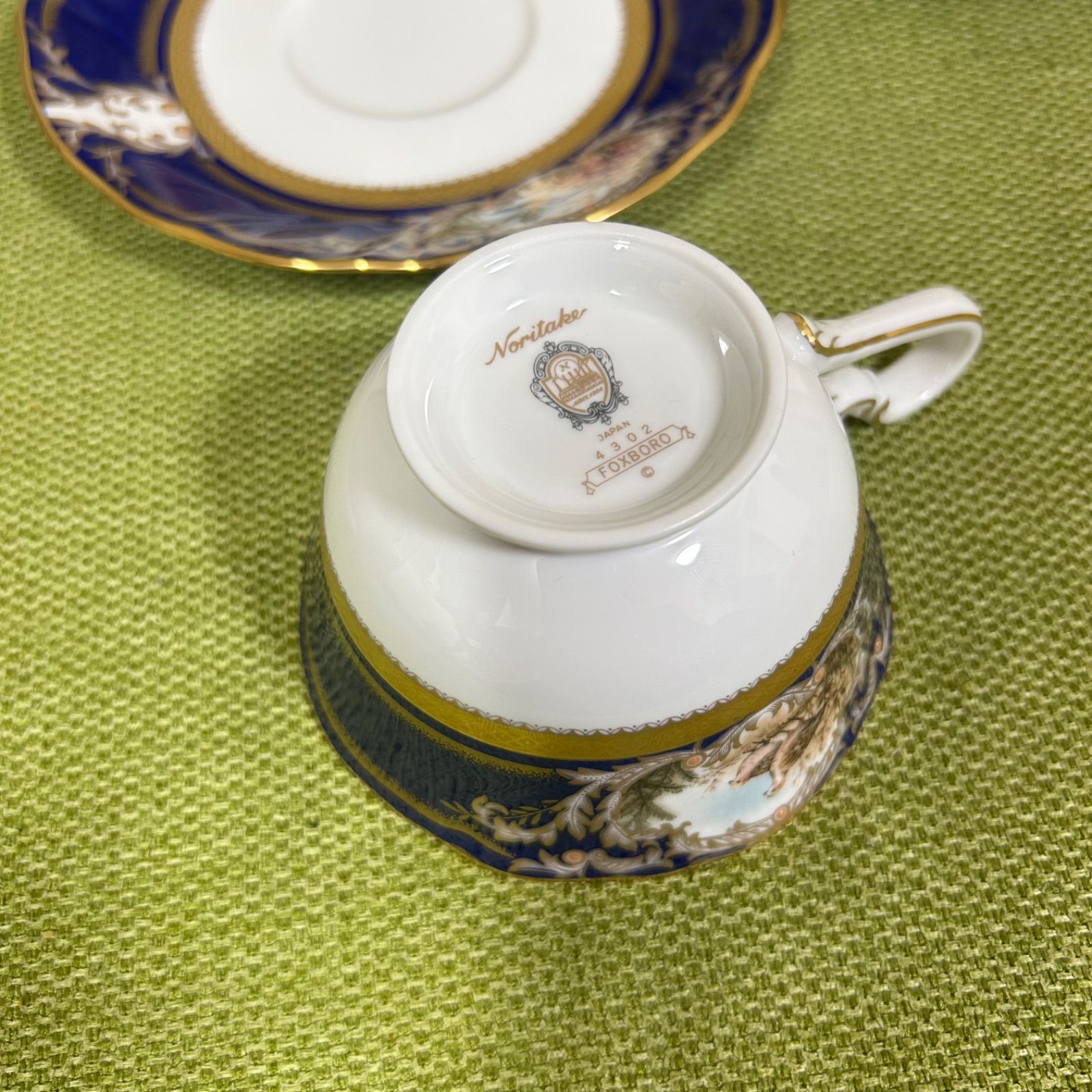 ノリタケ ダイヤモンド フォックスボロ カップ＆ソーサー ２客 WWW_SKLAD-KIRPICHA_RU