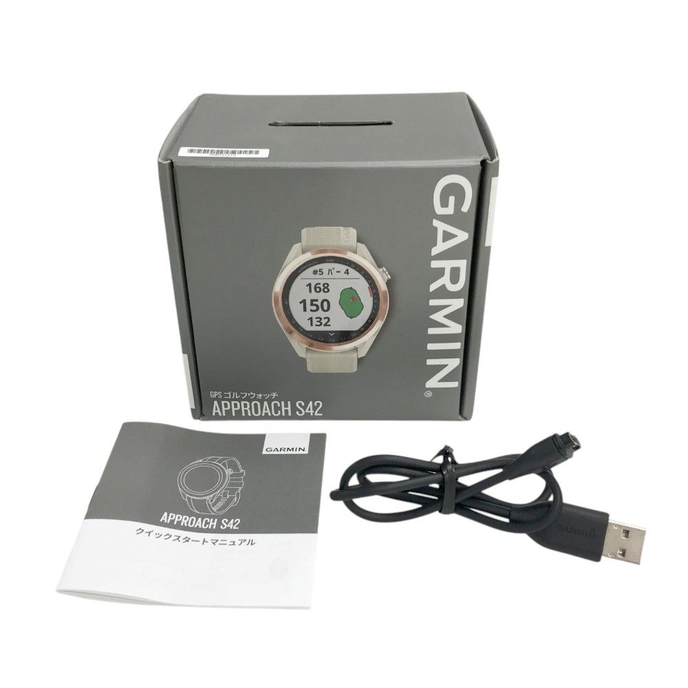 GARMIN ガーミン  GPSゴルフウォッチ Approach S42  グレー系  [240101425872] ゴルフウェア ストスト GARMIN ガーミン GPSゴルフウォッチ Approach S42 グレー系