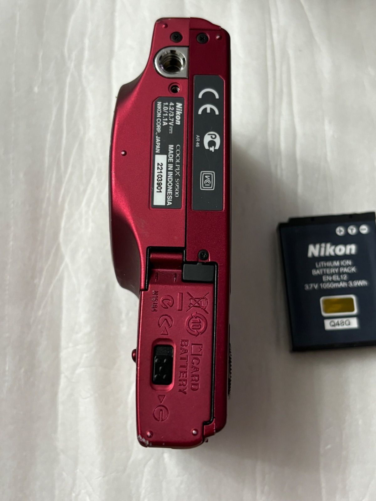 完動品!! デジタルカメラ NIKON COOLPIX S9500 レッド - メルカリ