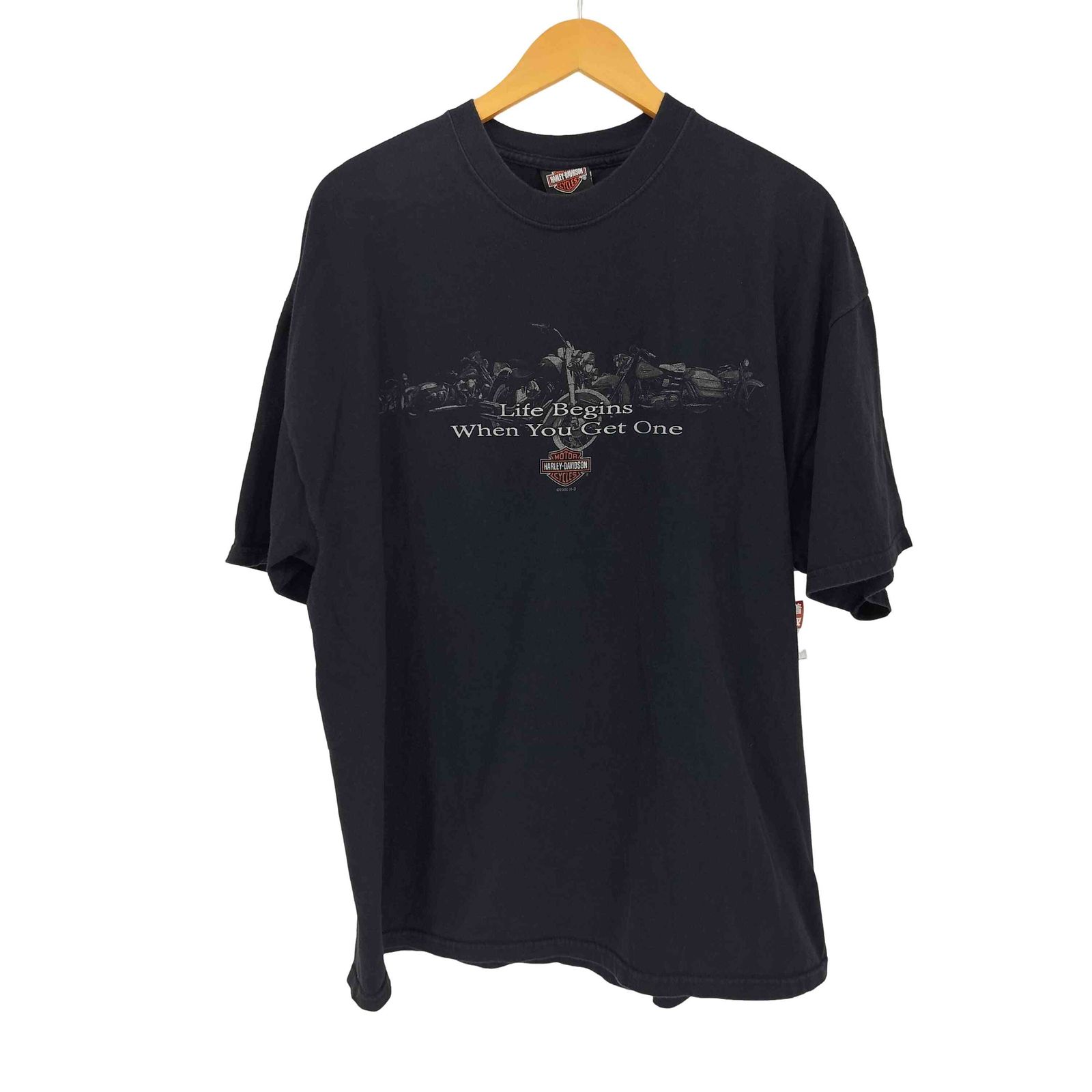 ハーレーダビッドソン HARLEY-DAVIDSON 00S USA製 両面プリント T 