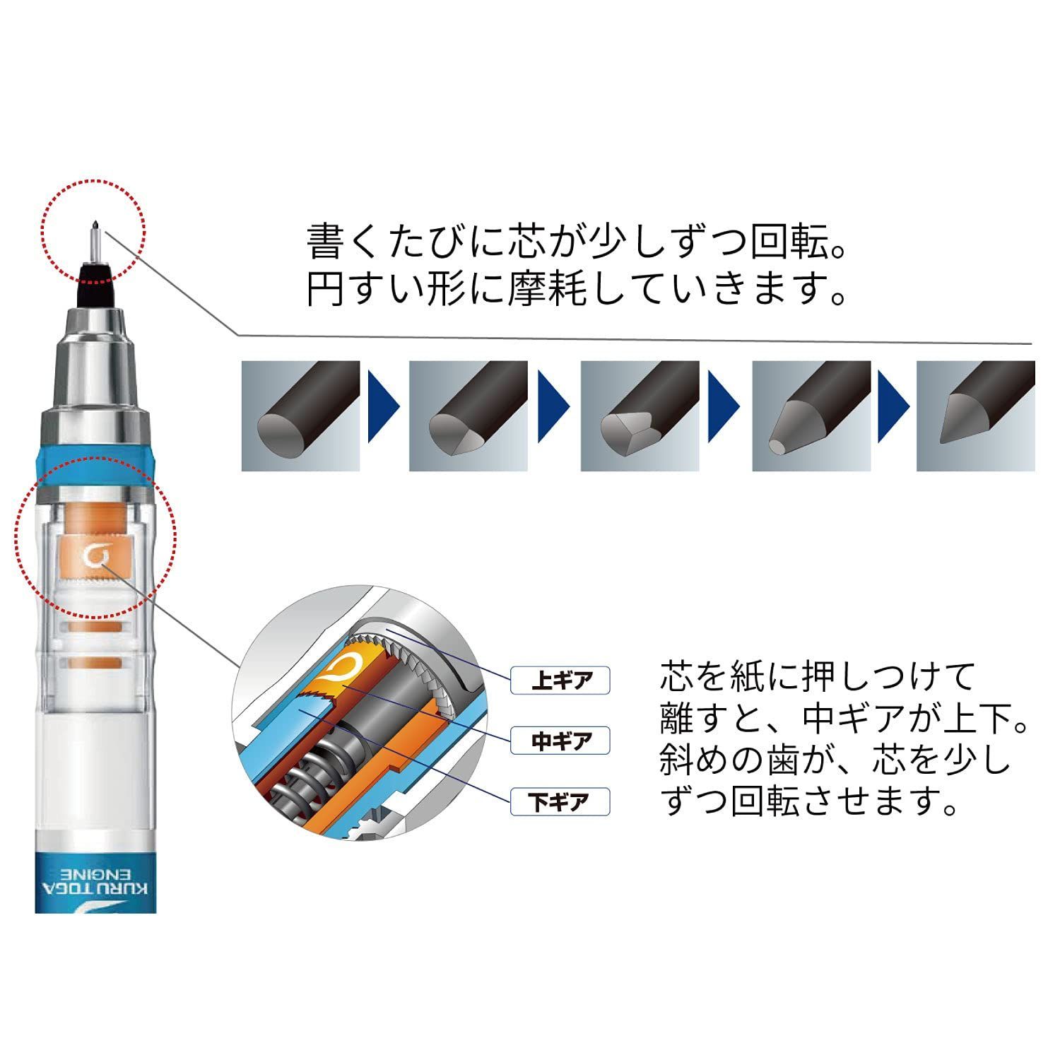 数量 三菱鉛筆 シャーペン アルファゲル 0 5 スイッチ ブラック 24