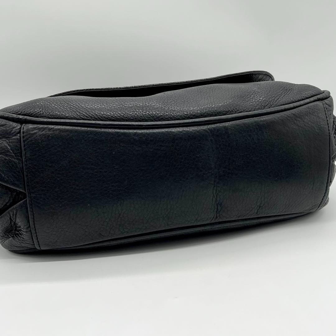 良品】Vivienne オールレザー フラップバッグ ショルダーバッグ