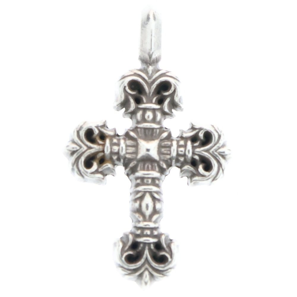 CHROME HEARTS クロムハーツ CHARM FILIGREE TINY タイニーフィリグリークロス チャーム ペンダントトップ シルバー BCA225