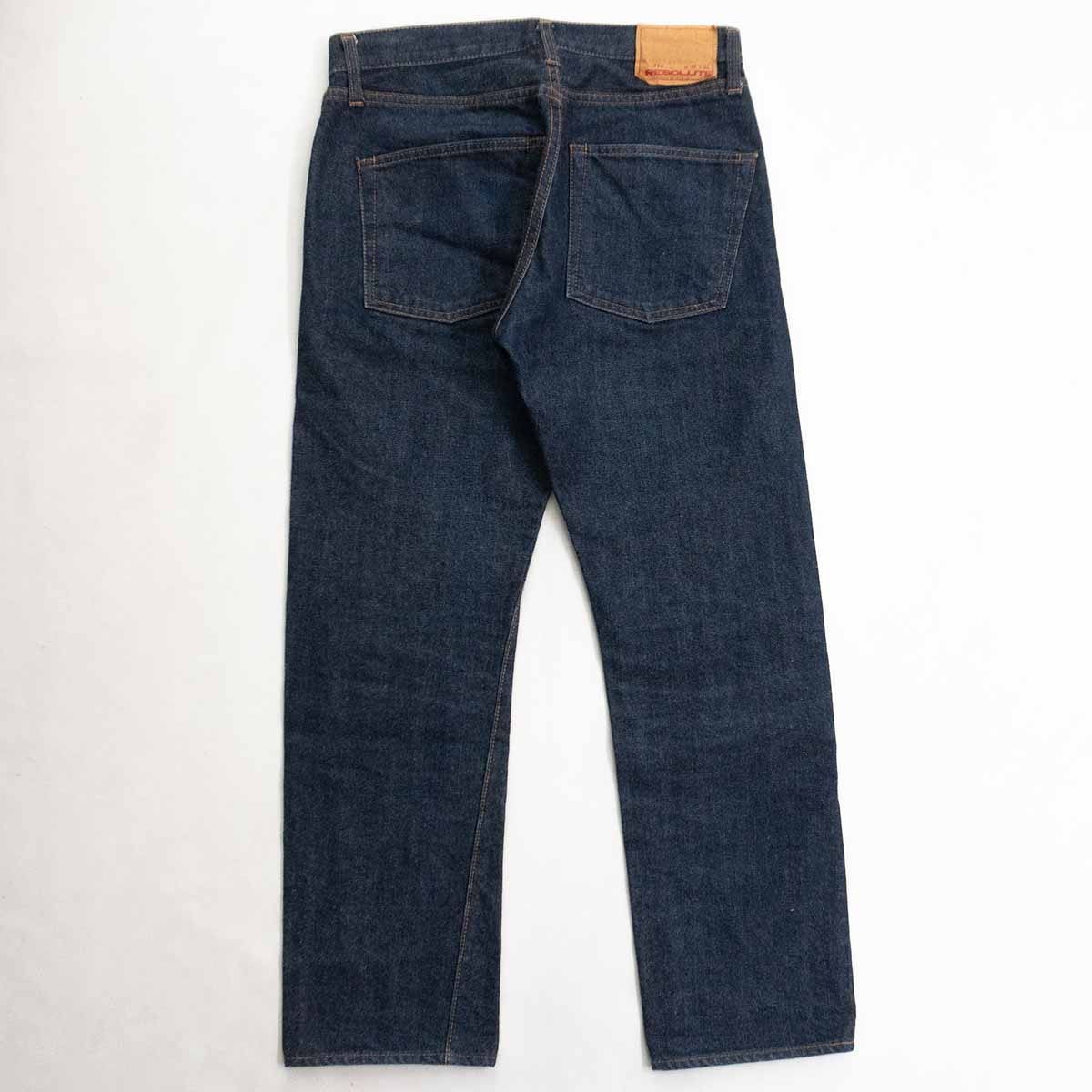 美品/濃紺】 RESOLUTE【710 デニムパンツ 】32×30 日本製