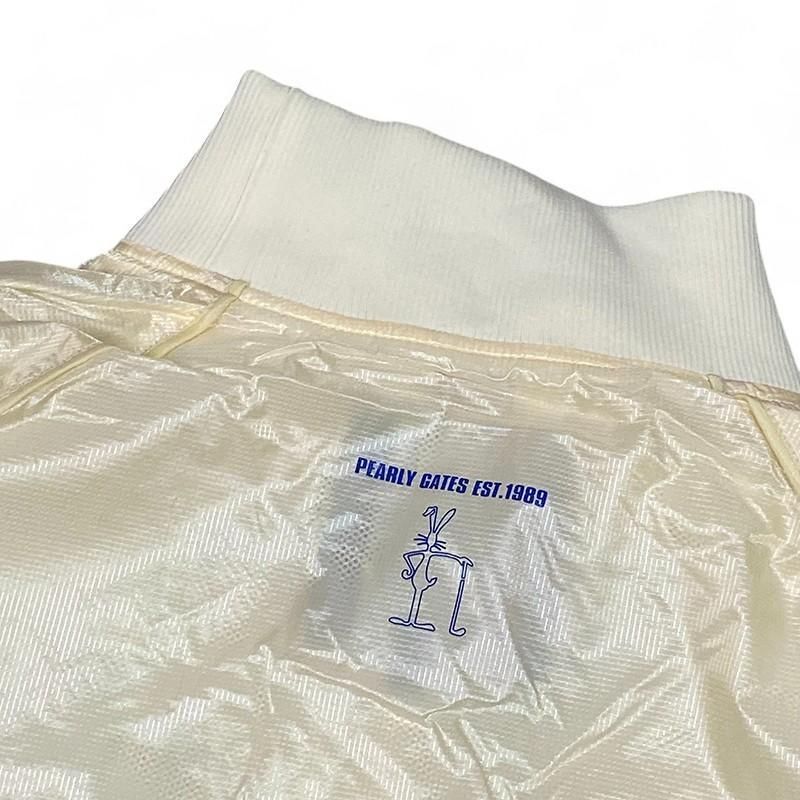 パーリーゲイツ ハーフジップ 長袖ブルゾン 裏メッシュ ホワイト 1