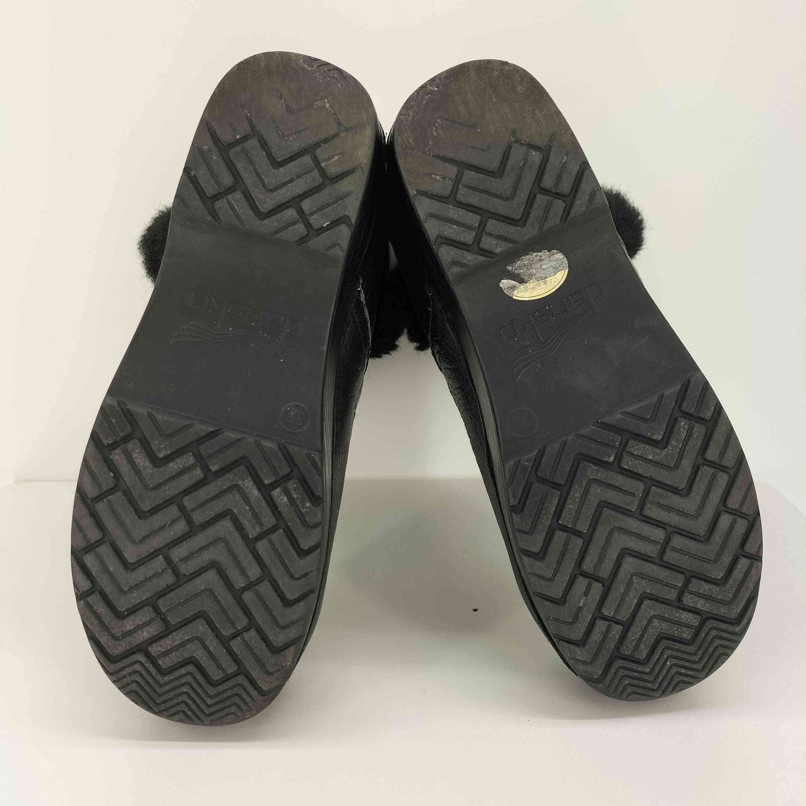 ダンスコ dansko レザー切替 ボアブーツ レディース 36 - メルカリ