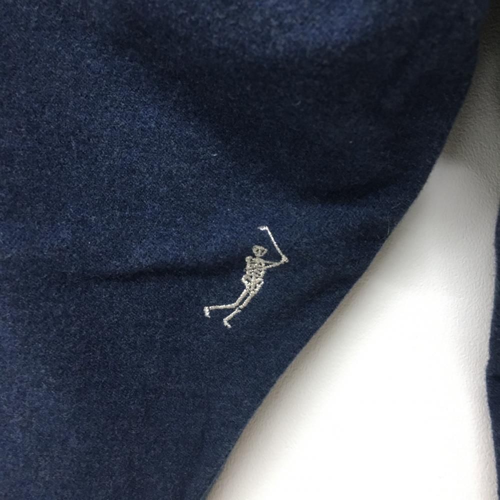 ☆特価☆【美品】マークアンドロナ パンツ ネイビー スカル刺しゅう