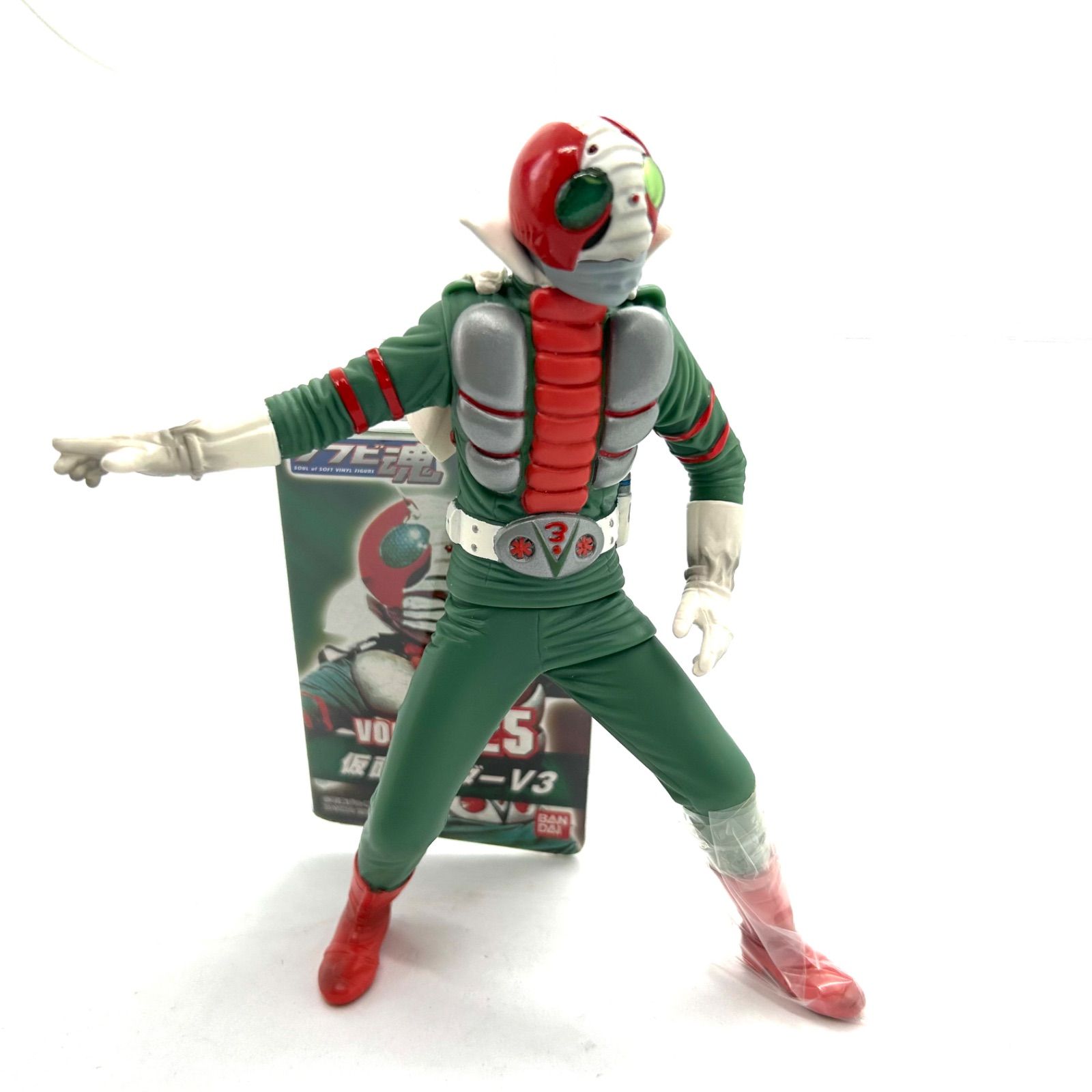 ソフビ魂 仮面ライダーV3 ライダーマン ソフビ魂「仮面ライダーV3」より『仮面ライダーV3』&『ライダー