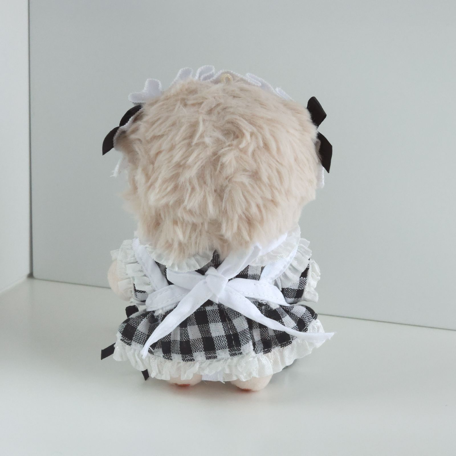 10cm 12cm ぬいぐるみ服 ぬい服(ミルクチェック/めろん) 10cm 12cm ぬいぐるみ服 ぬい服(ミルクチェック/めろん) ex