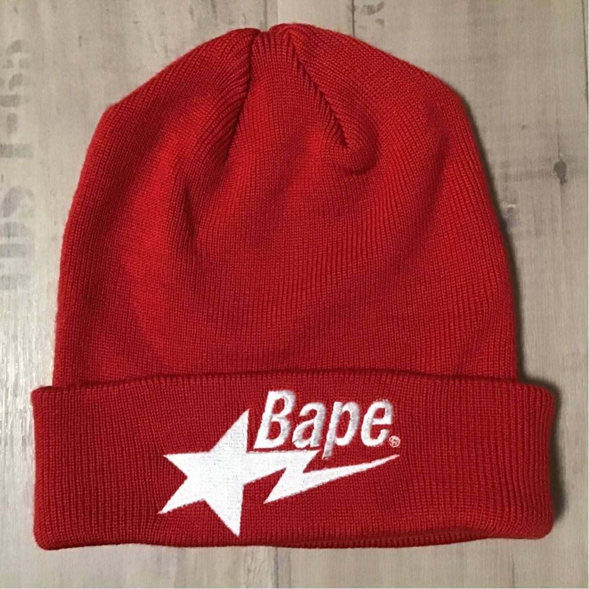 APE エイプ 初期 スター ニットキャップ ニット帽 ビーニー bapesta APE エイプ 初期 スター ニットキャップ ニット帽 ビーニー bapesta