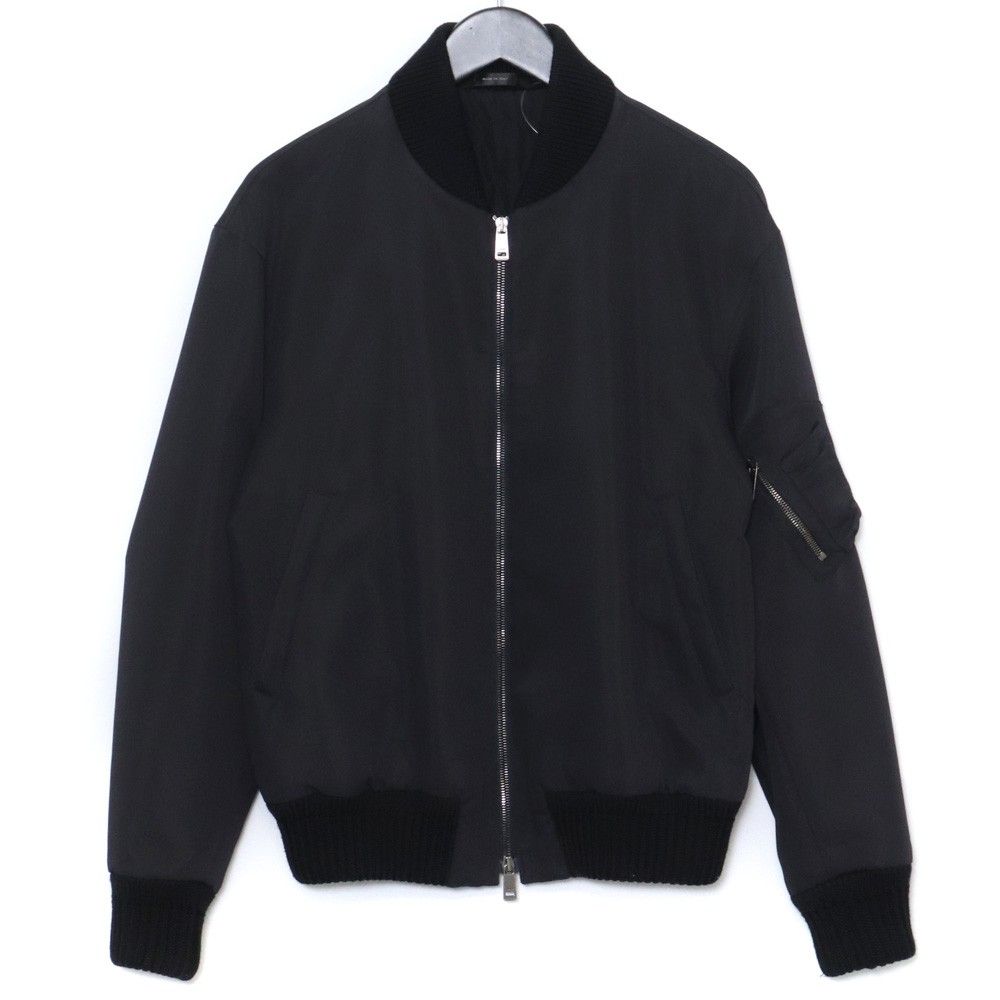 JIL SANDER Bomber Jacket サイズ44 ブラック