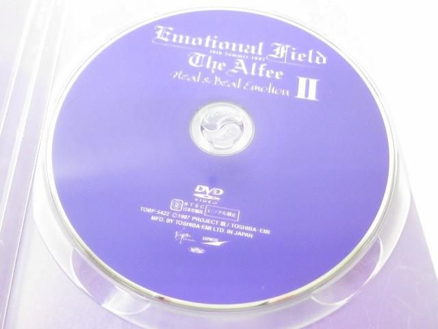 ミュージック THE ALFEE 1997 Emotional Field I DVD ALFEE アルフィー Emotional Fieldライブビデオ パンフセット
