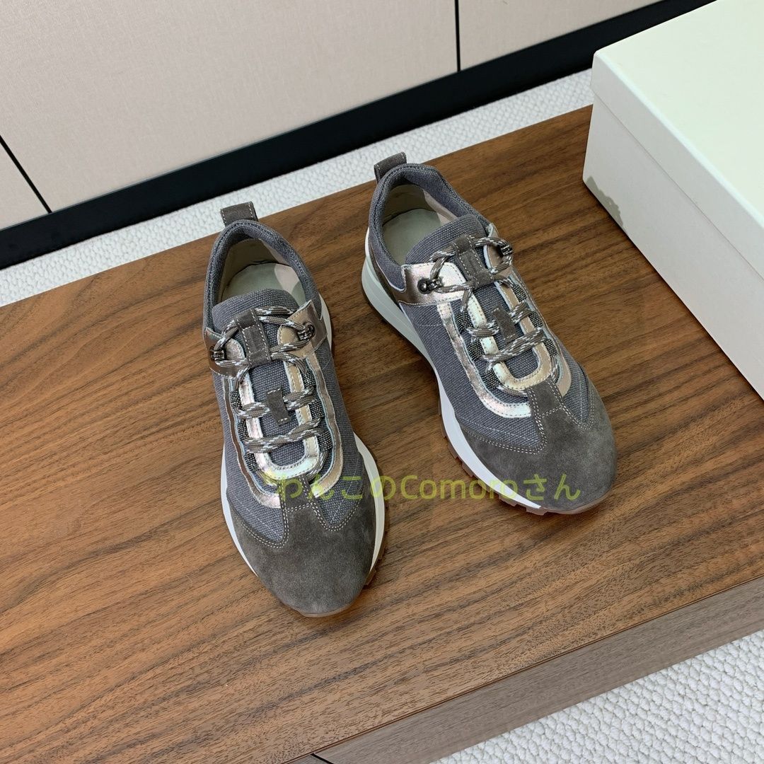 グレーsize35～39☆美品☆送料無料☆ブルネロクチネリ