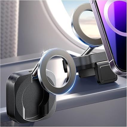 【在庫処分】LISEN 飛行機スマホスタンド コンパクト magsafe スタンド 自由回転可能 携帯スタンド 卓上 旅行 便利グッズ スマホスタンド クリップ スマホスタンド 折り畳み 片手操作ミニボディ 携帯スタンド 片手操作 iPhone15 1