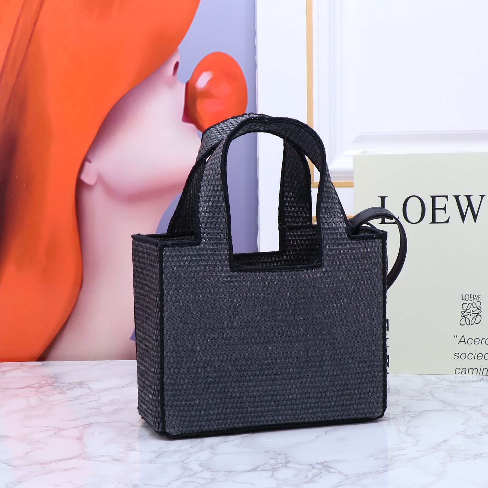 LOEWE ロエベ フォントトートスモール ハンドバッグ - メルカリ