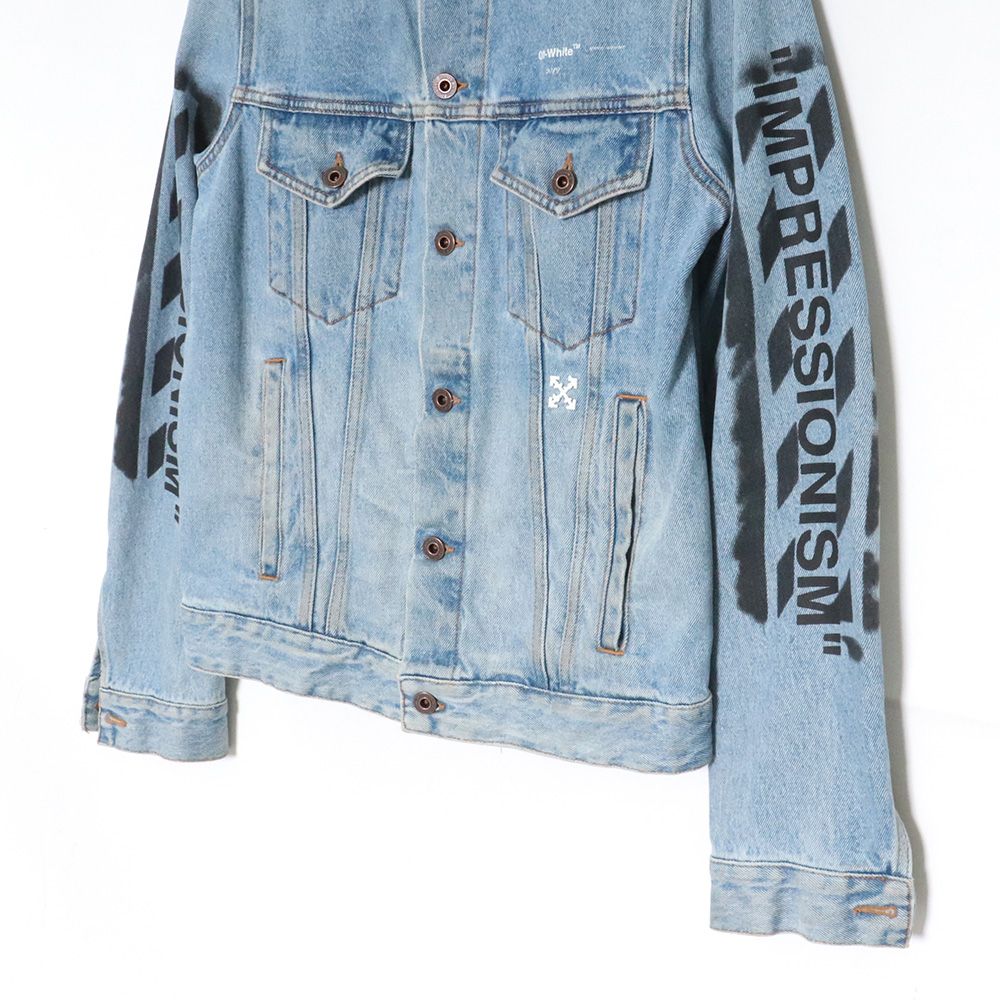 OFF-WHITE IMPRESSIONISM SLIM DENIM JACKET Sサイズ - メルカリ